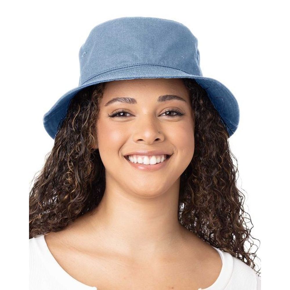 Big Accessories BA642 Lariat Bucket Hat Style Your Walls OS SLATE BLUE